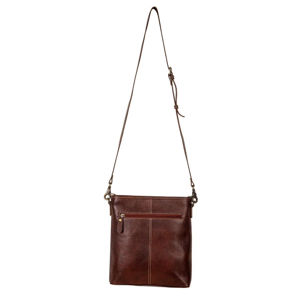 Ridge Morning Glory Hairon Leather Bag