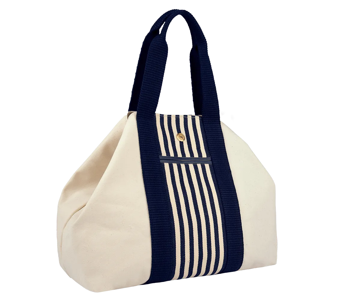 Riviera Canvas Tote Striped