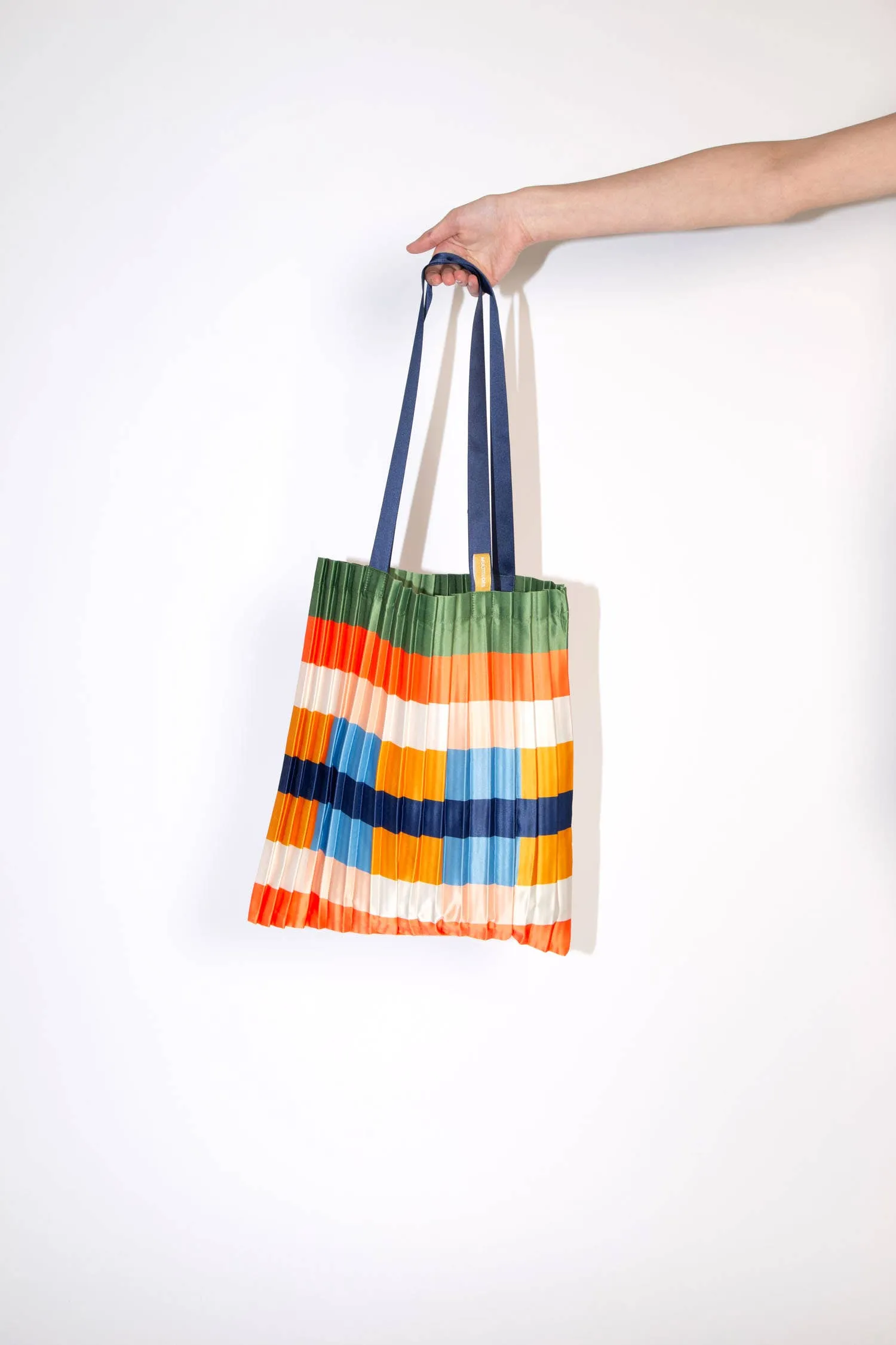 SATIN PLEATED TOTE BAG VIETRI