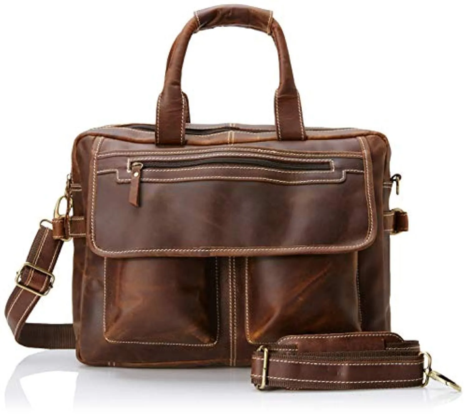 Shark Classic Leather Laptop Bag