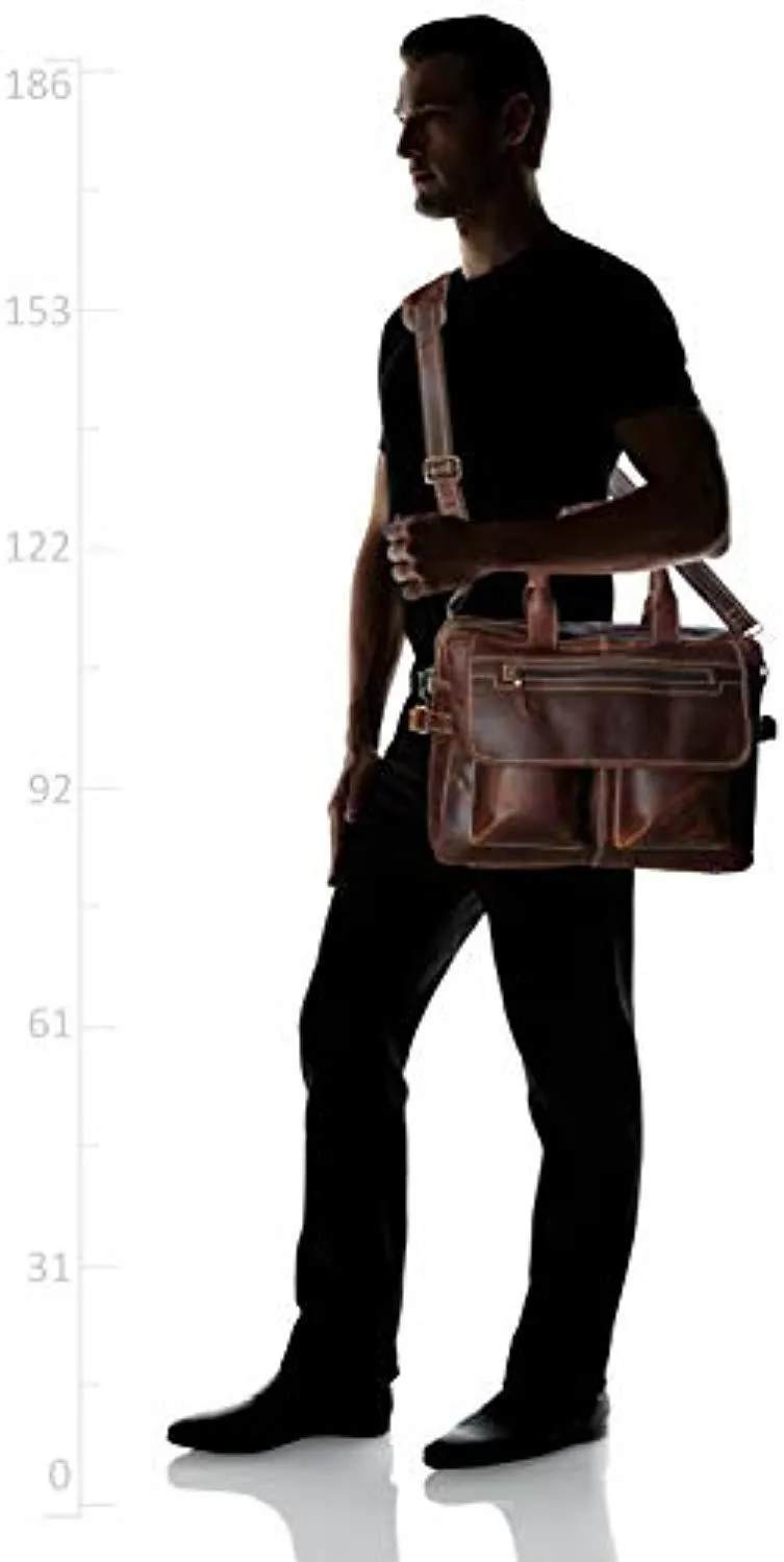 Shark Classic Leather Laptop Bag