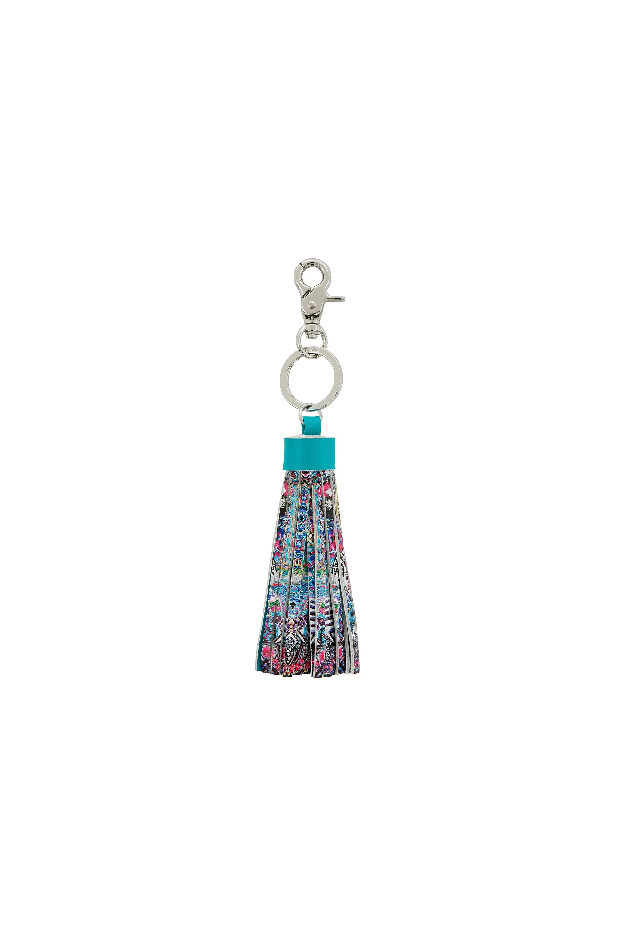 SHORT LEATHER TASSEL KEY BELLS AT DUSK