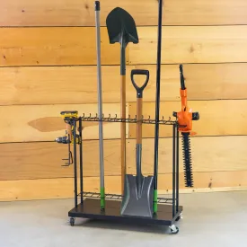 Shovel Shuttle | Rolling Garden Tool Organizer