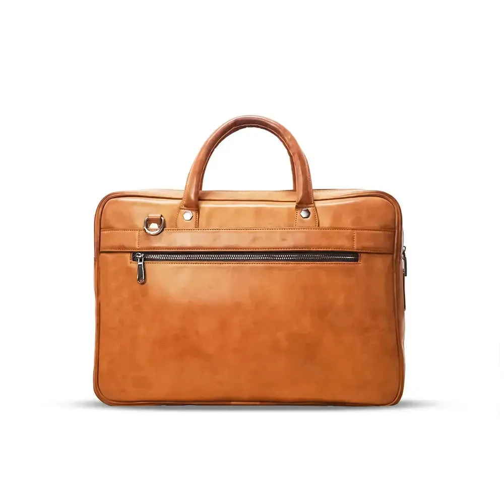 Smart ZenMatte Laptop Bag in Tan