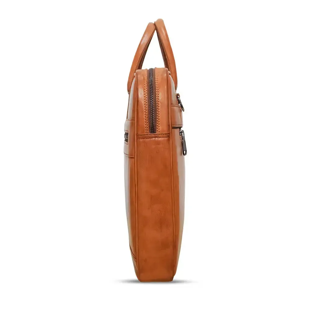 Smart ZenMatte Laptop Bag in Tan