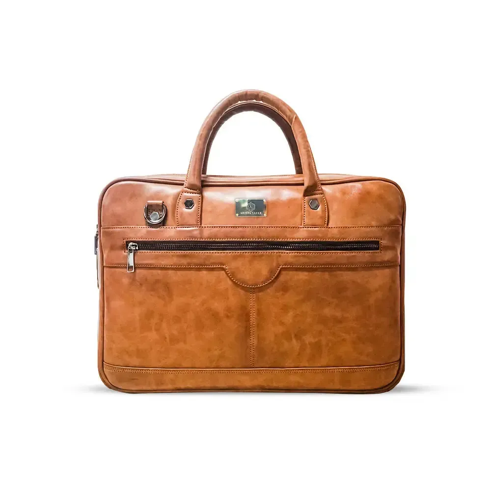 Smart ZenMatte Laptop Bag in Tan