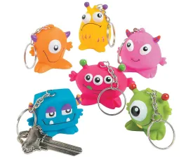 Squeeze Monster Keychain, (12/unit), #60797 (F-25)