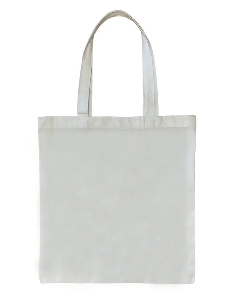 Sublimation 100% Polyester Canvas Tote Bags White - SB200