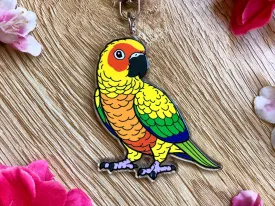 Sun Conure Keychain