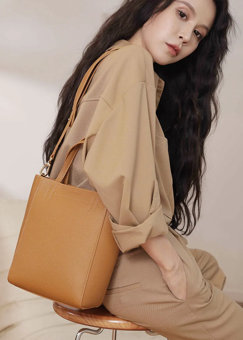 Top Grain Leather Tote Bag