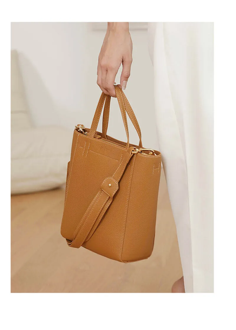 Top Grain Leather Tote Bag