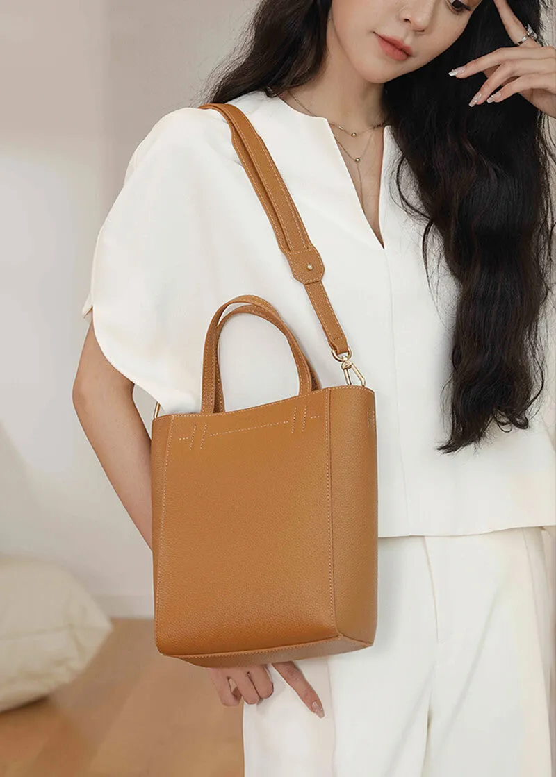 Top Grain Leather Tote Bag