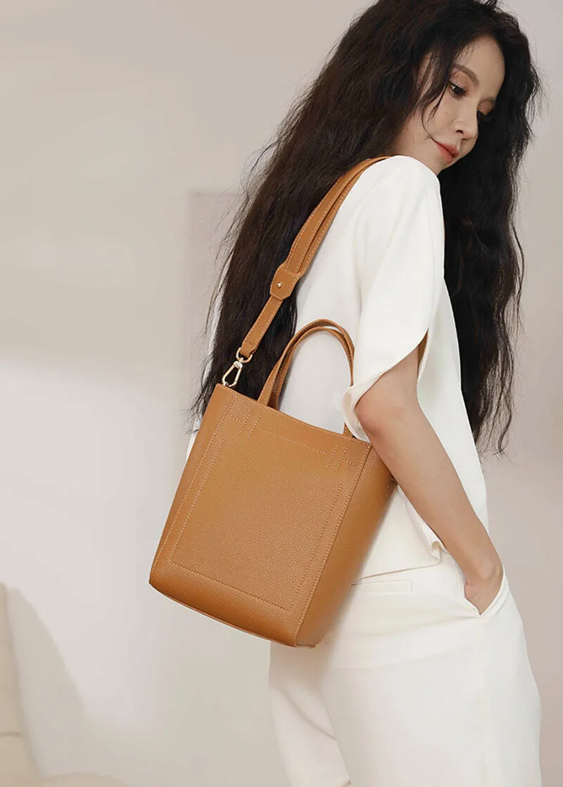 Top Grain Leather Tote Bag