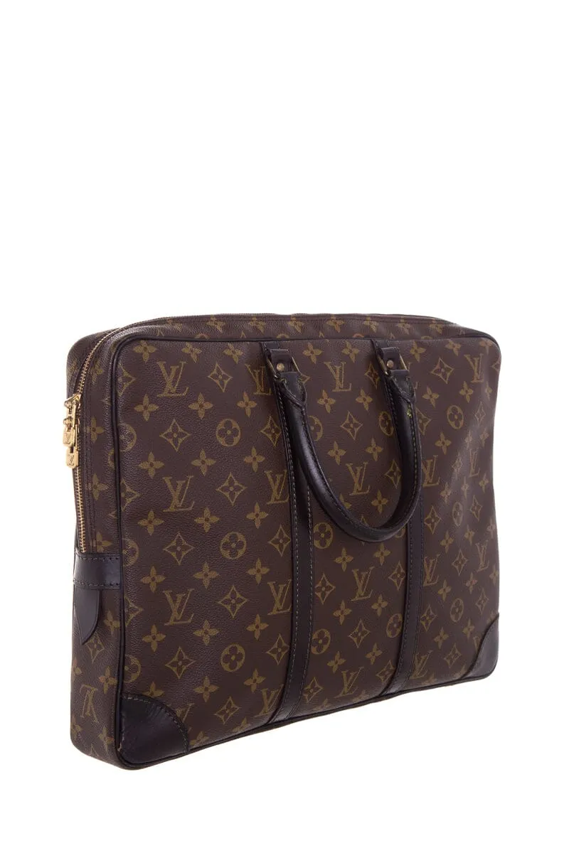 Trendy Inspired Louis Vuitton Vintage Voyage Monogram Briefcase