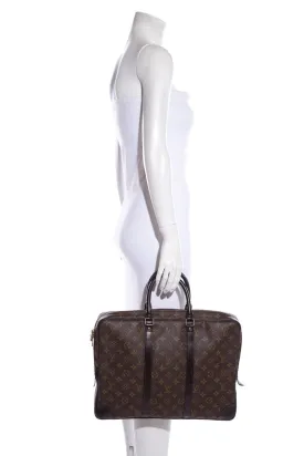 Trendy Inspired Louis Vuitton Vintage Voyage Monogram Briefcase