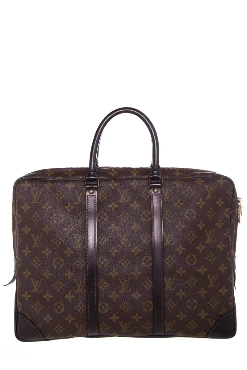 Trendy Inspired Louis Vuitton Vintage Voyage Monogram Briefcase