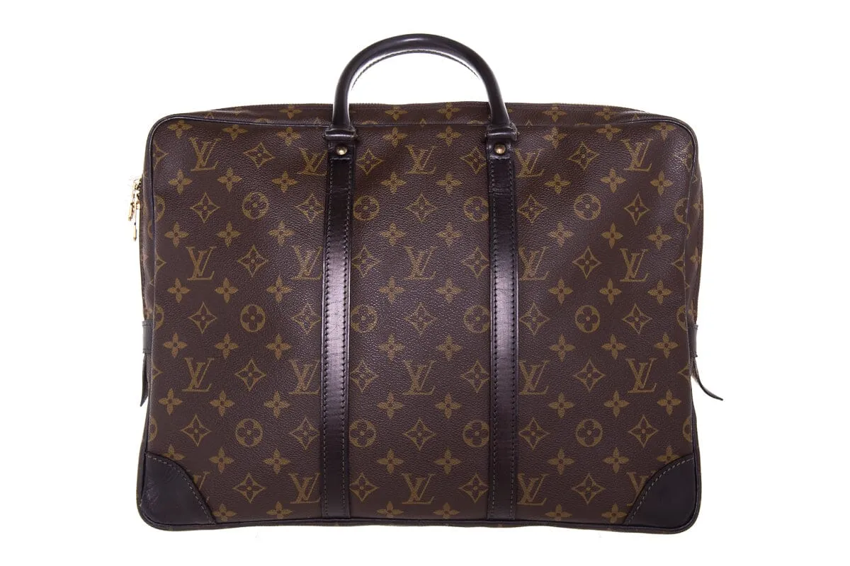 Trendy Inspired Louis Vuitton Vintage Voyage Monogram Briefcase