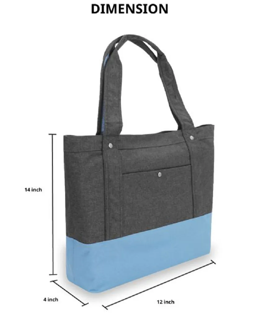 Two Tone Deluxe Tablet Tote Bag