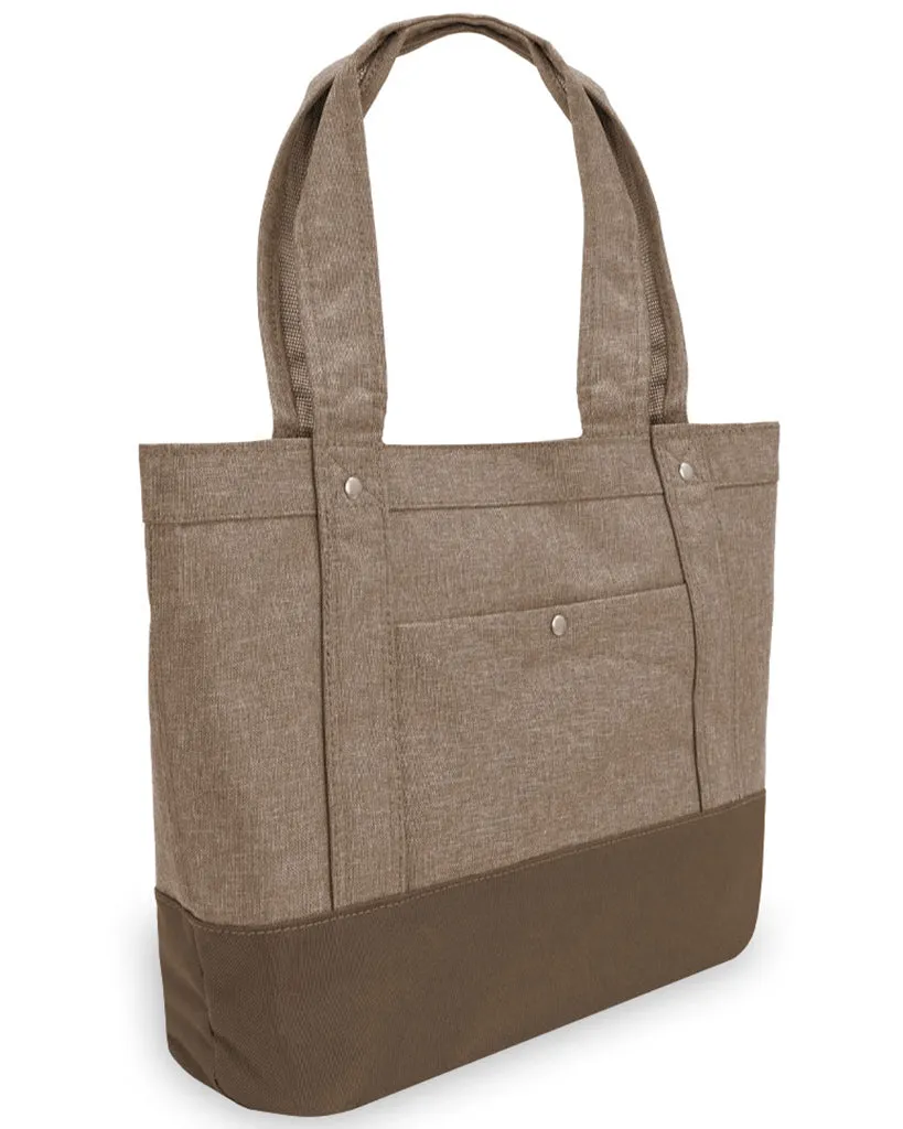 Two Tone Deluxe Tablet Tote Bag