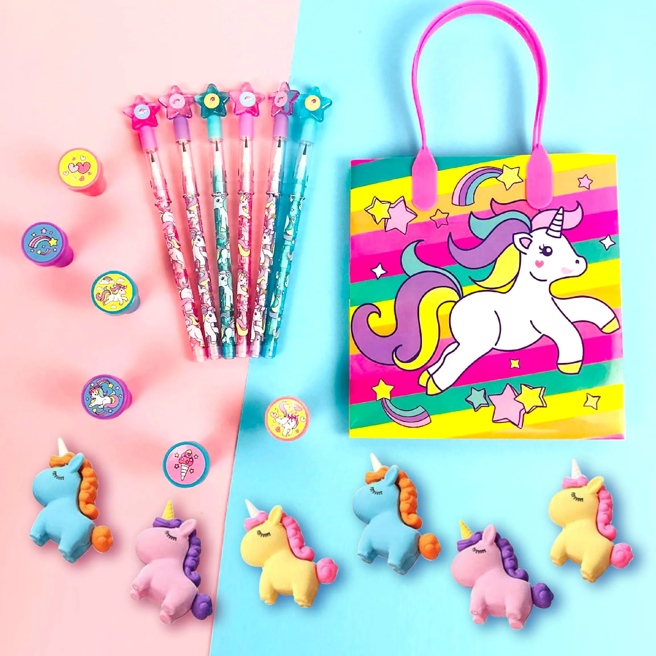 Unicorn Party Favor Bundle for 12 Kids