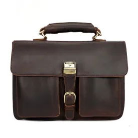 Vintage Leather Protable Briefcase