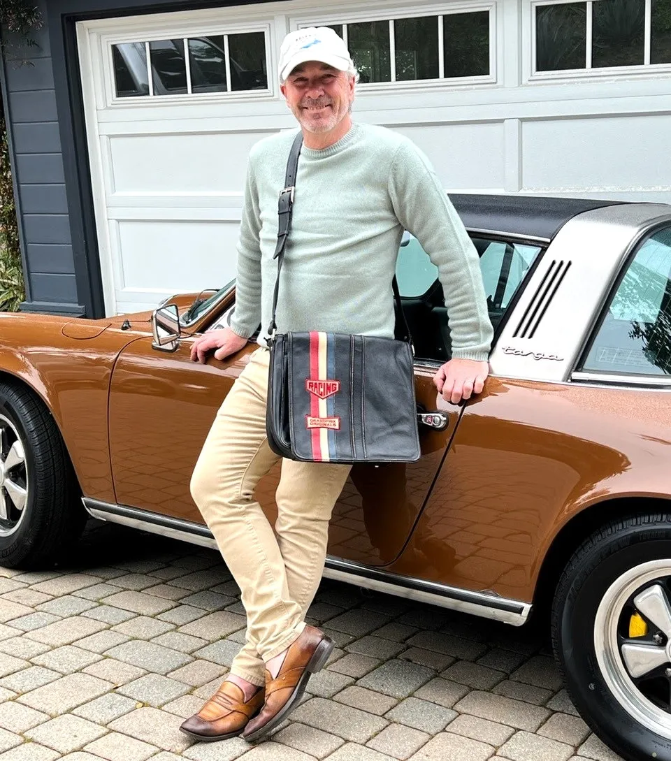 Vintage Leather Silverstone Messenger Bag (Limited Edition, Numbered)