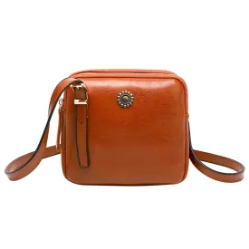 Vintage Style Square Shoulder Bag