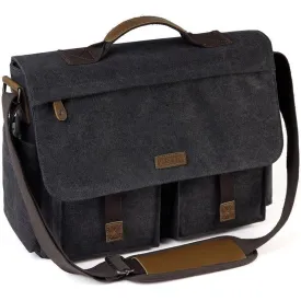 West Louis™ Designer Cotton Vintage Style Briefcase