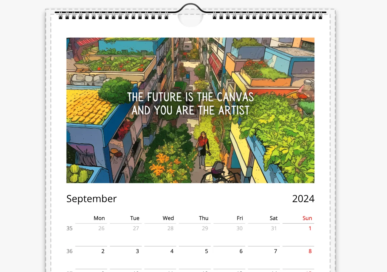 What if it's Actually Possible? Eco Futures Wall Calendar 2024 (Europe, Asia, Latin America, and Oceania)