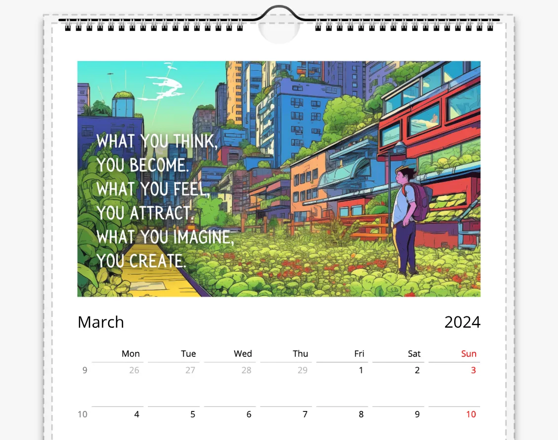 What if it's Actually Possible? Eco Futures Wall Calendar 2024 (Europe, Asia, Latin America, and Oceania)