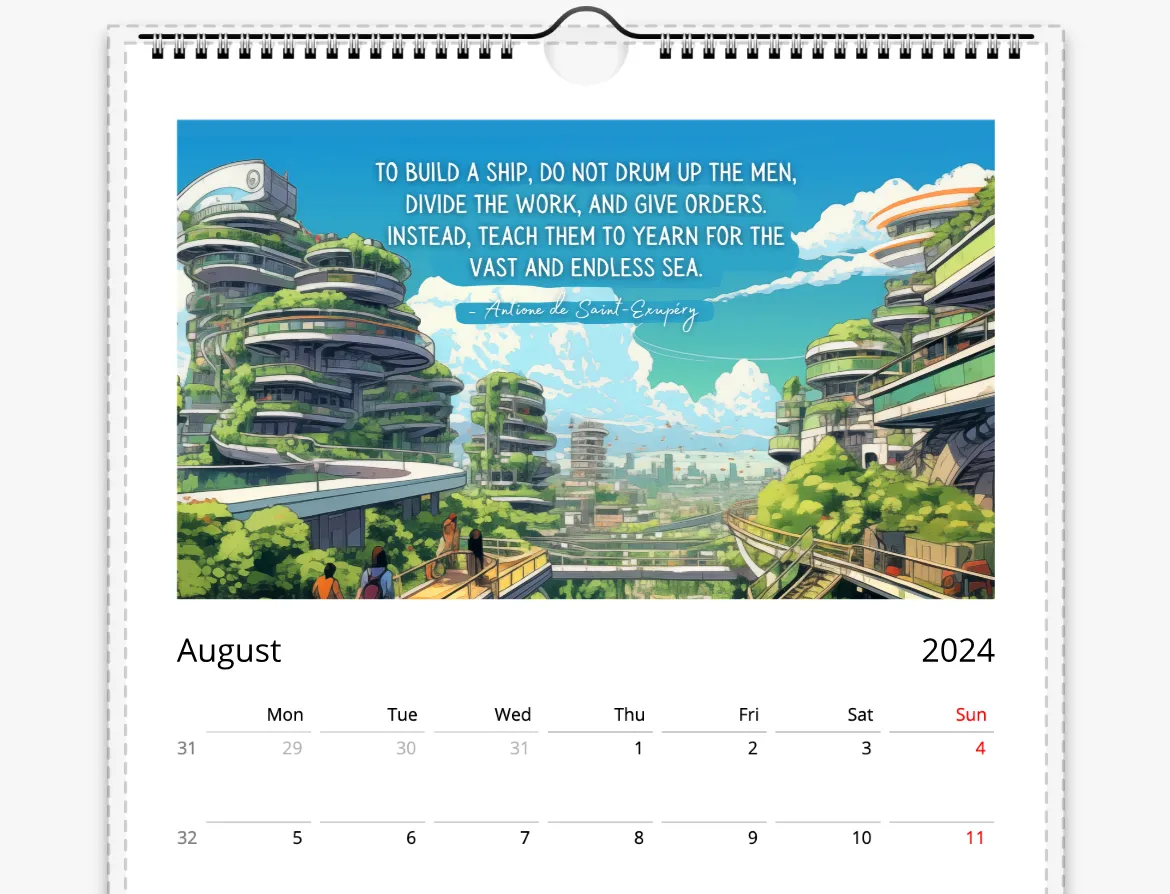 What if it's Actually Possible? Eco Futures Wall Calendar 2024 (Europe, Asia, Latin America, and Oceania)