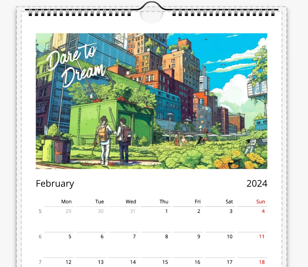 What if it's Actually Possible? Eco Futures Wall Calendar 2024 (Europe, Asia, Latin America, and Oceania)