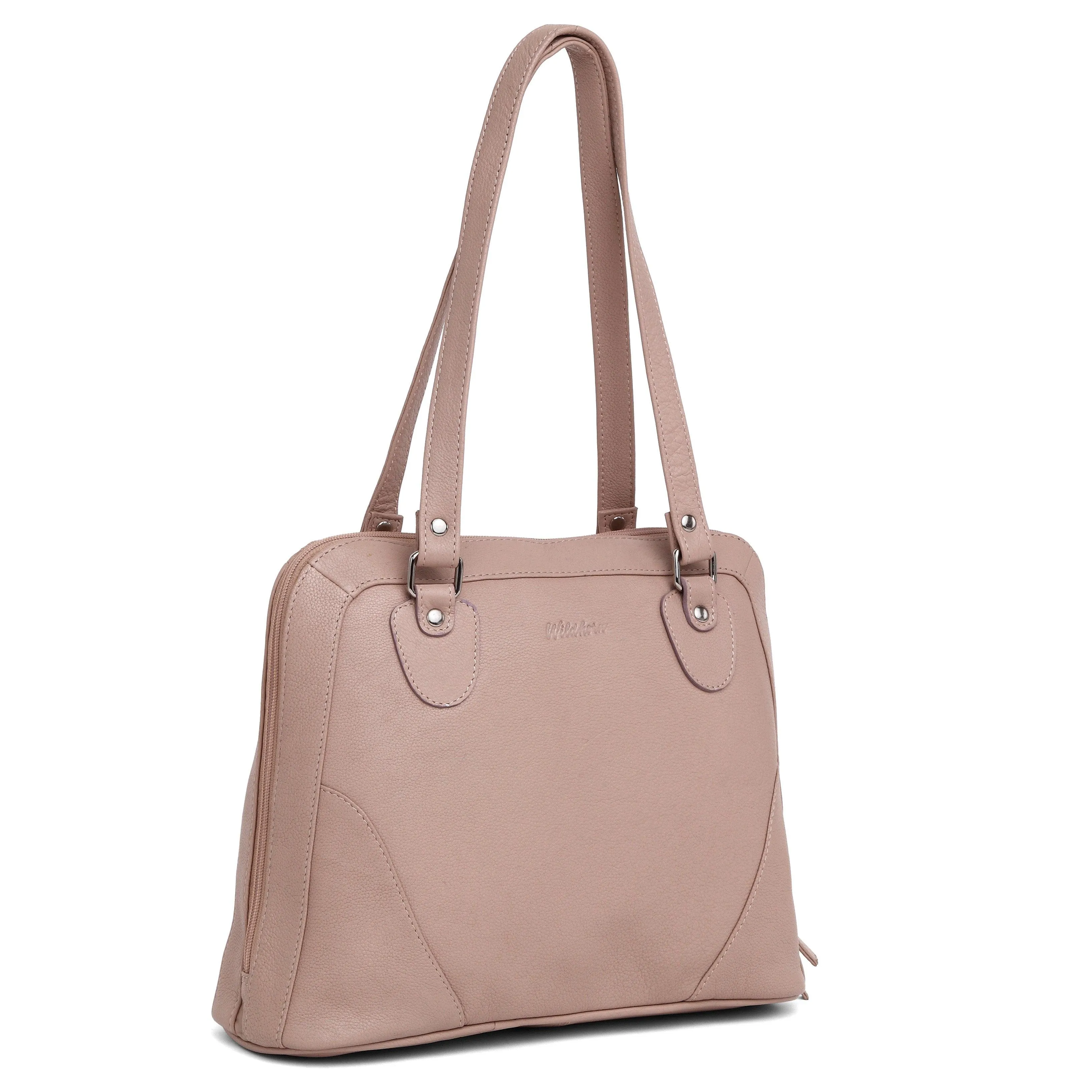 WildHorn® Upper Grain Genuine Leather  Shoulder Bag for Girls & Women.