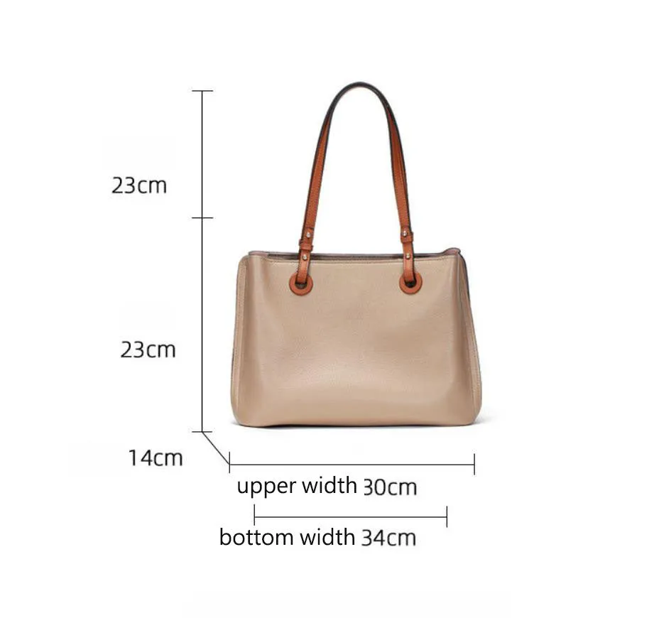 Women Leather Single Shoulder Bag Tote Bag, Crossbody Commuter Handbag for Everyday Use, Birthday Gift for Her