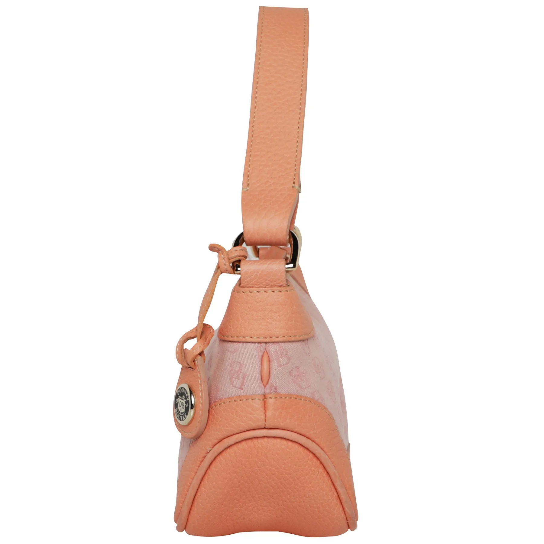 Y2K Dooney & Brooke Shoulder Pink Monogram Shoulder Bag